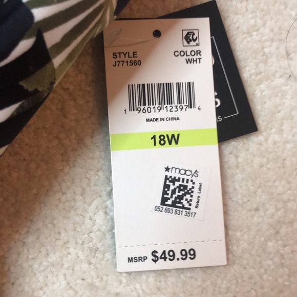 Island Escape 3 tier tankini top 18W - Picture 4 of 5